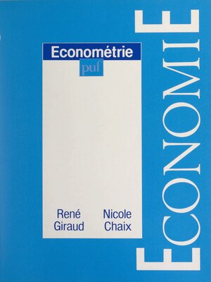 cover image of Économétrie